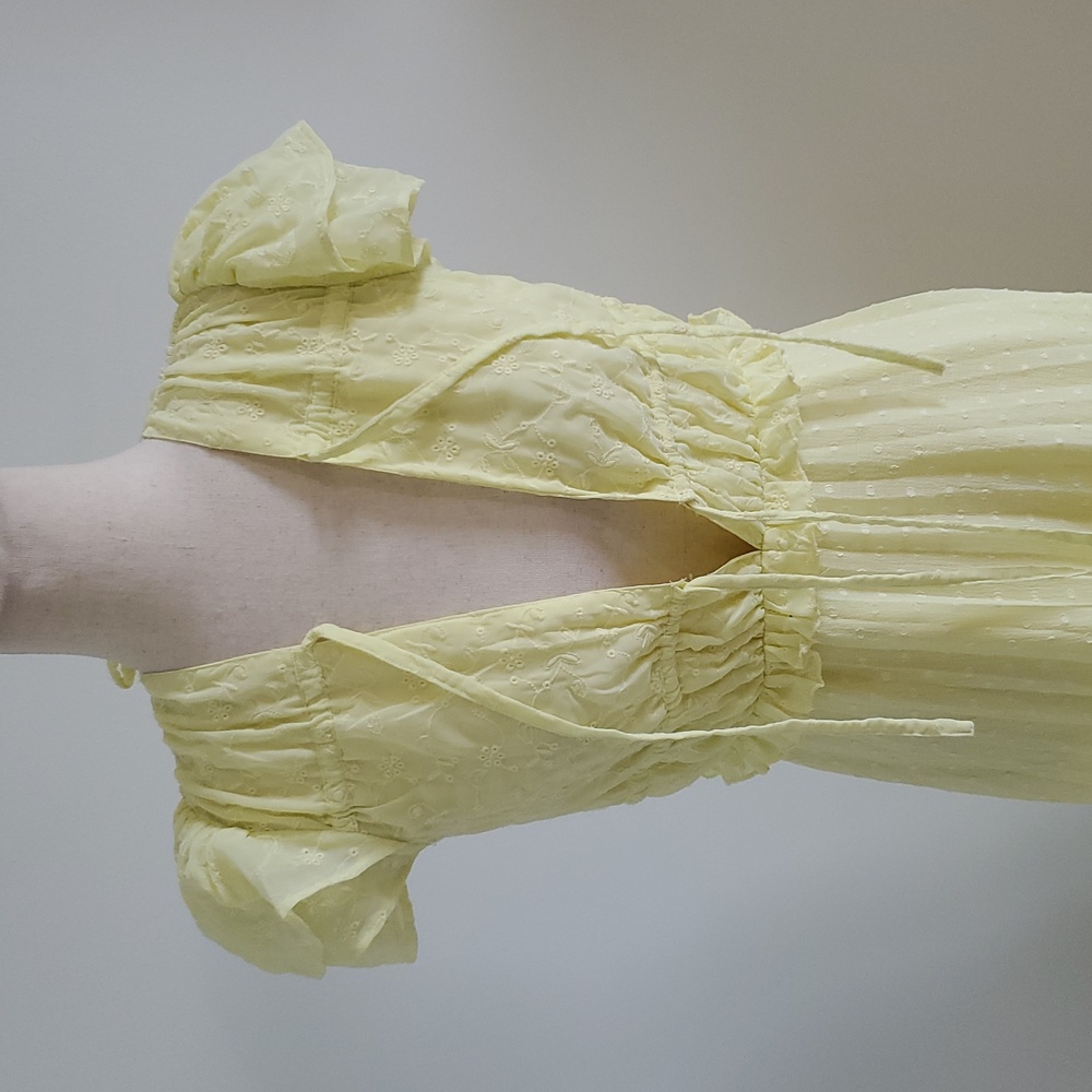 ASOS women’s Yellow midi / Maxi Dress Size 4. Like new - Picture 6 of 9